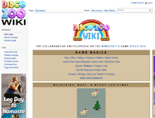 Tablet Screenshot of discozoowiki.com